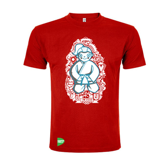 RED GIRL T-SHIRT JUDO