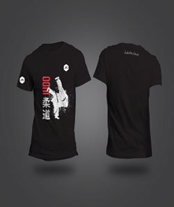 T-SHIRT JUDO CRNA